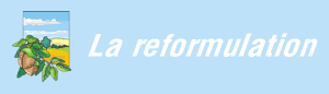 La reformulation
