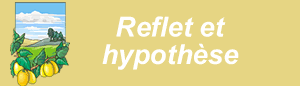 Reflet et hypthèse